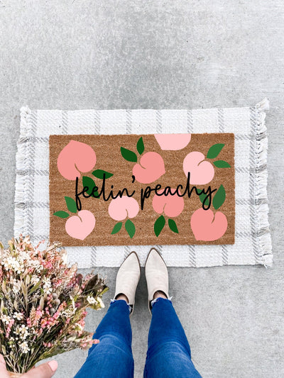 Feelin' Peachy -  - The Doormat Company