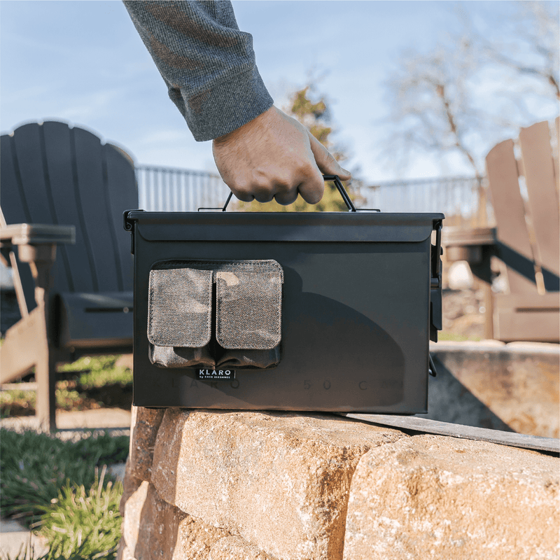 The Smoke Can - Black 50 Cal Humidor -