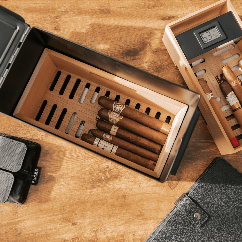 The Smoke Can - Black 50 Cal Humidor -