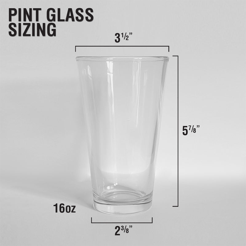 Personalized Wedding Party 16 oz Pilsner Glass - - Gifts For You Now