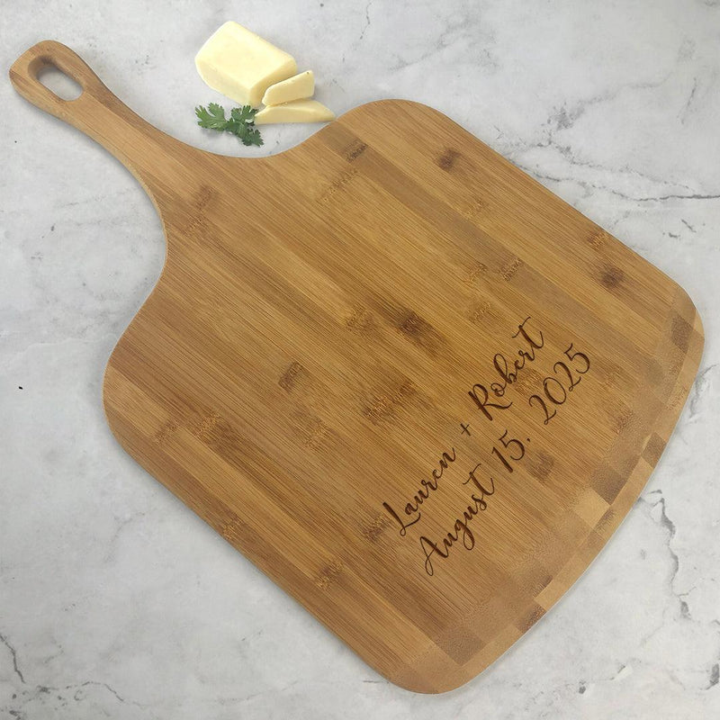 Personalized Bamboo Pizza Board - - Gifts For You Now