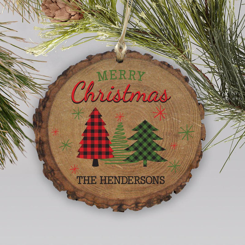 Personalized Merry Christmas Barky Ornament -