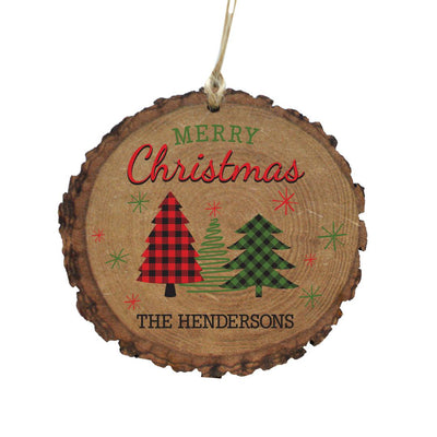 Personalized Merry Christmas Barky Ornament -