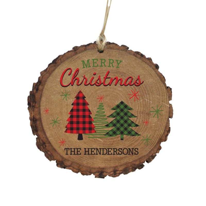 Personalized Merry Christmas Barky Ornament -