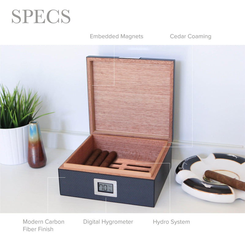 Kingston Carbon Fiber Humidor -