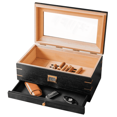 Royal Glass Top Humidor -