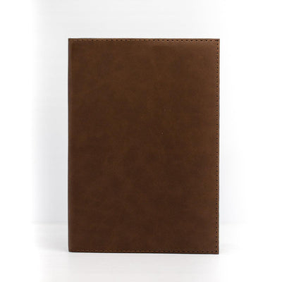 Personalized Soft Cover Journal - Dark Brown - Completeful
