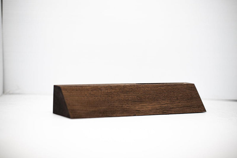 Personalized Desk Wedge with Card Holder -