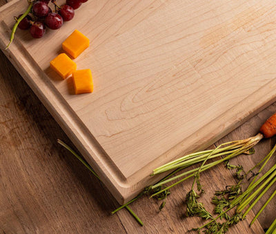 Personalized 11x17 Friendsgiving Cutting Board with Grooves -