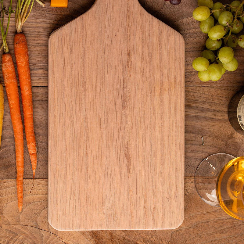 Personalized Large Handled Cutting Boards - Red Oak