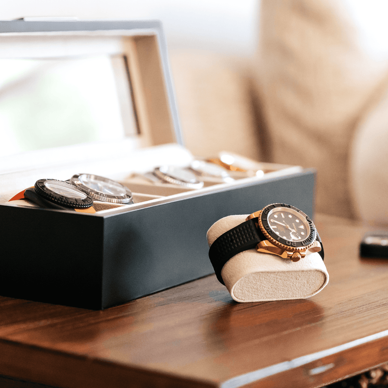 Modern Clip Watch Box - 6 Slot -