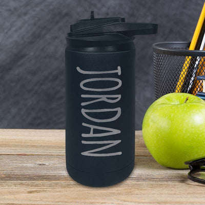 Personalized Kids Water Bottle Tumblers with Laser Engraved Name -  - Lazerworx