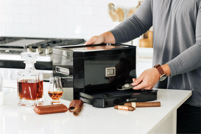 Octodor Glass Top Humidor -