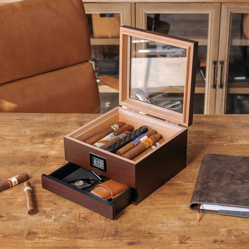 Renzo Glass Top Humidor -