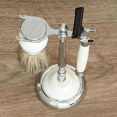Personalized Laser Engraved Initial Shaving Kit -