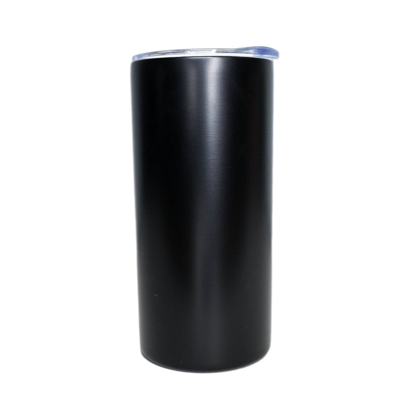 Personalized Skinny Mini Tumbler 12 oz - Black