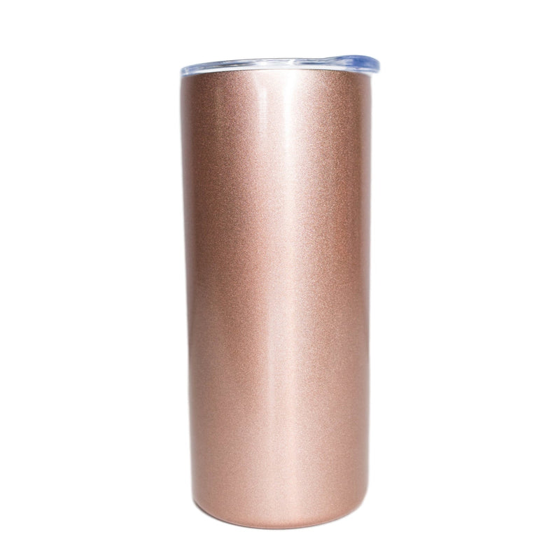 Personalized Skinny Mini Tumbler 12 oz - Rosegold