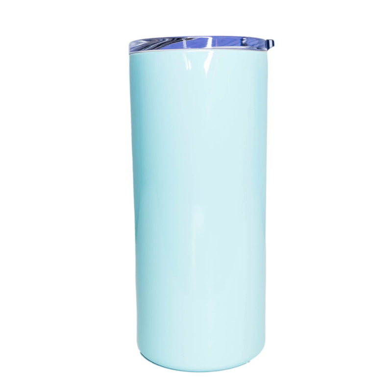 Personalized Skinny Mini Tumbler 12 oz - Seaglass