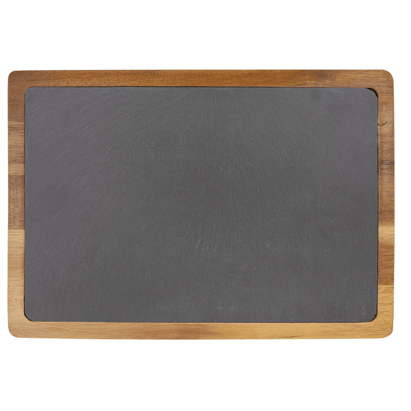 Personalized Acacia Wood/Slate Cutting Board -