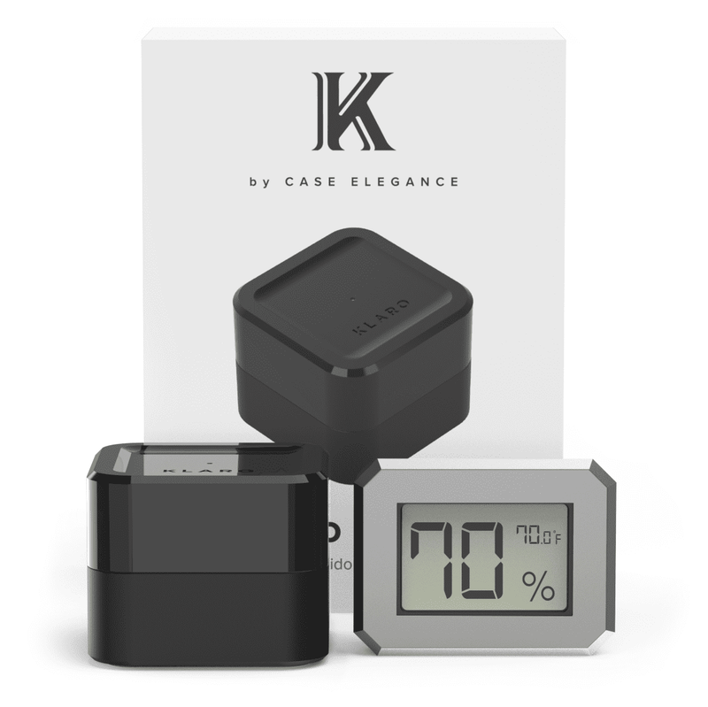 Klaro Valet - Smart Humidor - Satin Octagon (Octodor)