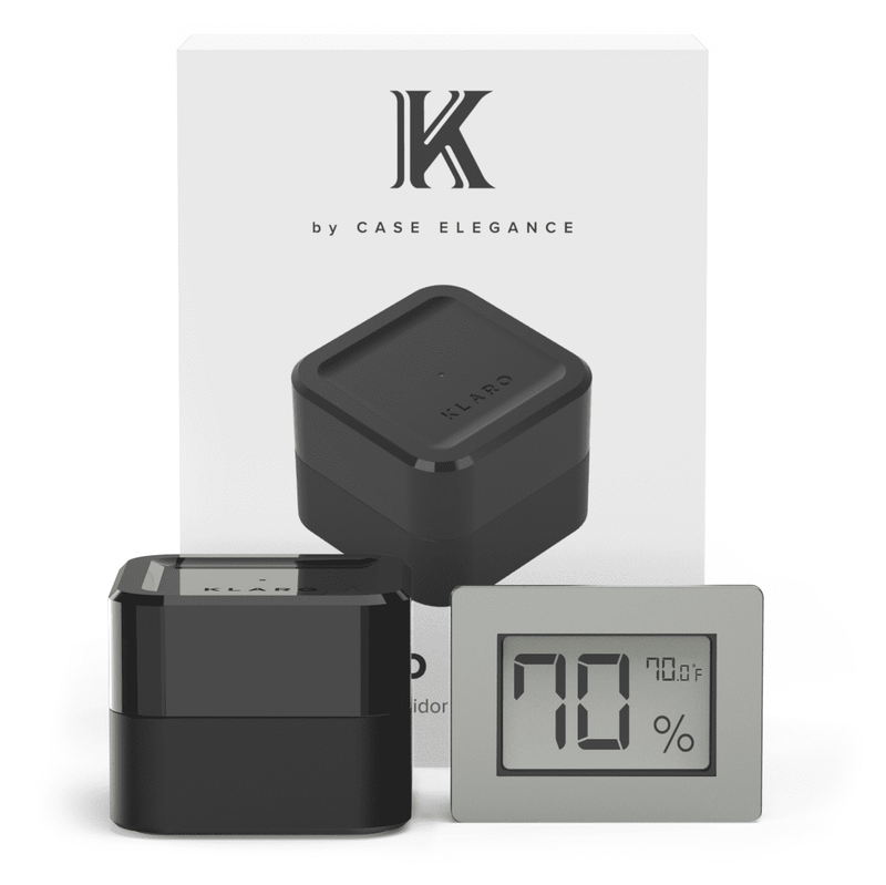 Klaro Valet - Smart Humidor - Satin Finish (Mill)