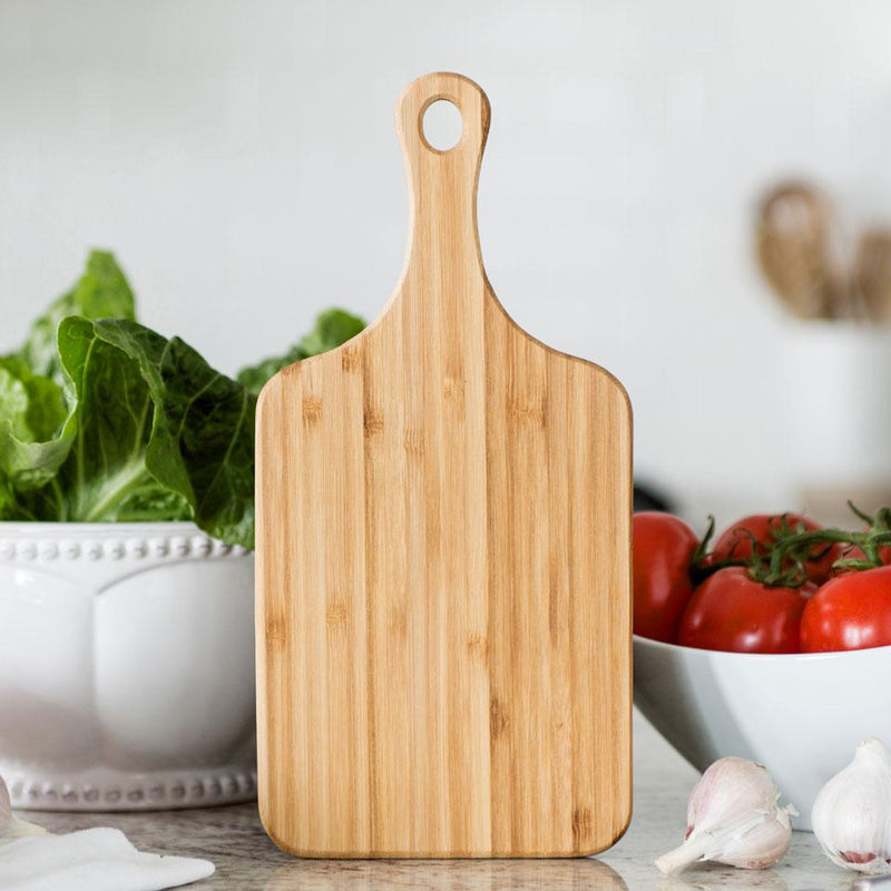 Monogram Handled Bamboo Serving Boards - Small - Qualtry