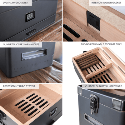 Black Edition Military Humidor -