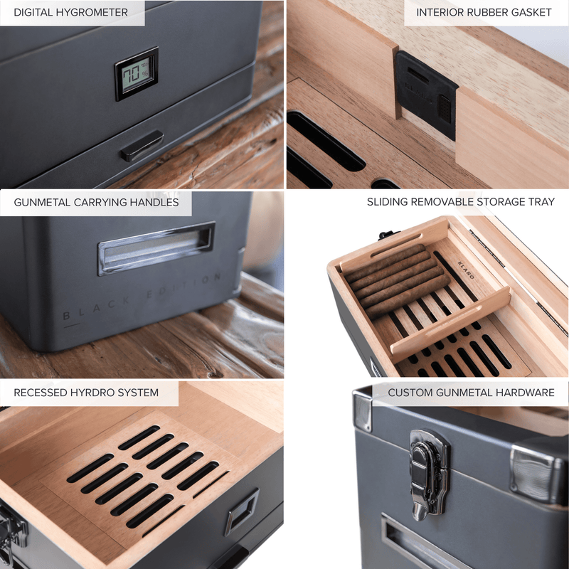 Black Edition Military Humidor -