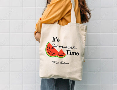 Personalized Summer Tote Bags -