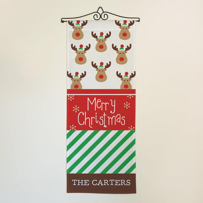 Personalized Merry Christmas Wall Hanger -