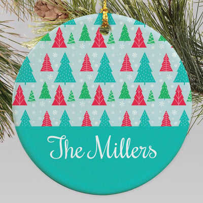 Personalized Christmas Trees Ornament -