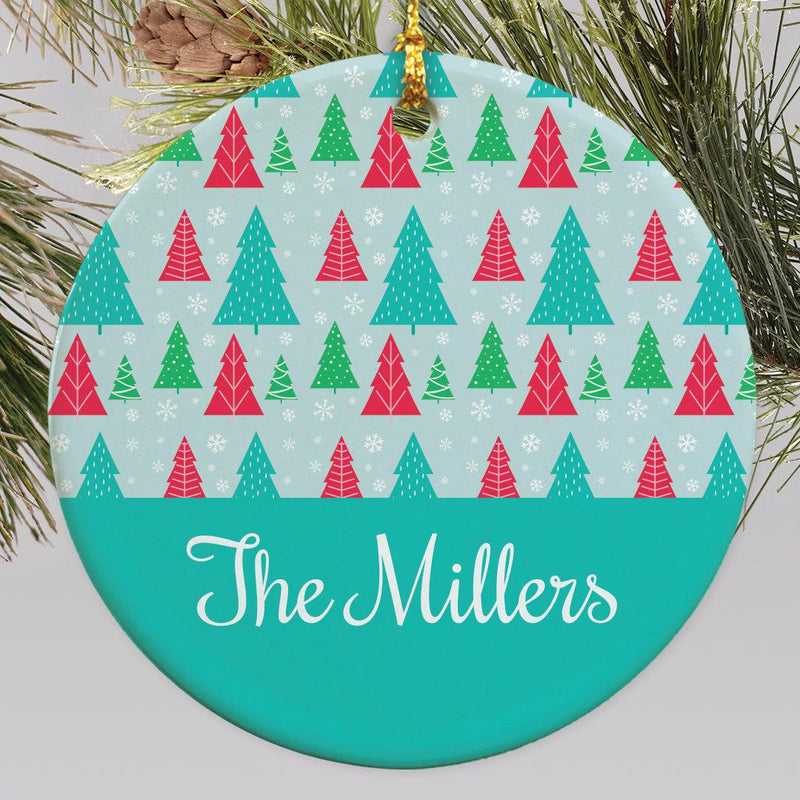Personalized Christmas Trees Ornament -