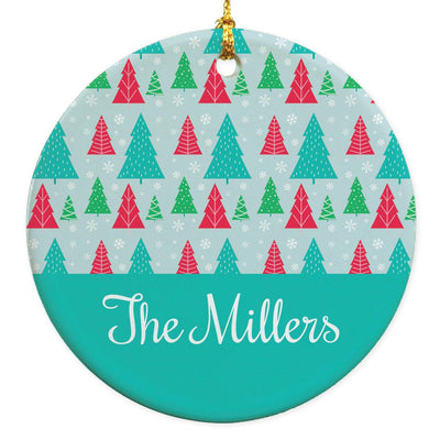 Personalized Christmas Trees Ornament -