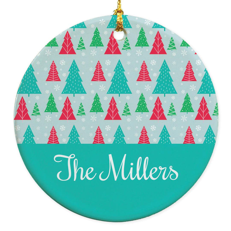 Personalized Christmas Trees Ornament -