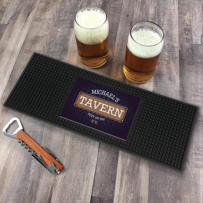 Personalized Tavern Bar Mat -