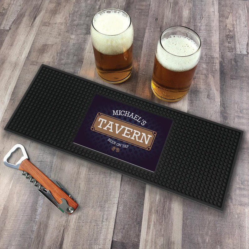 Personalized Tavern Bar Mat -
