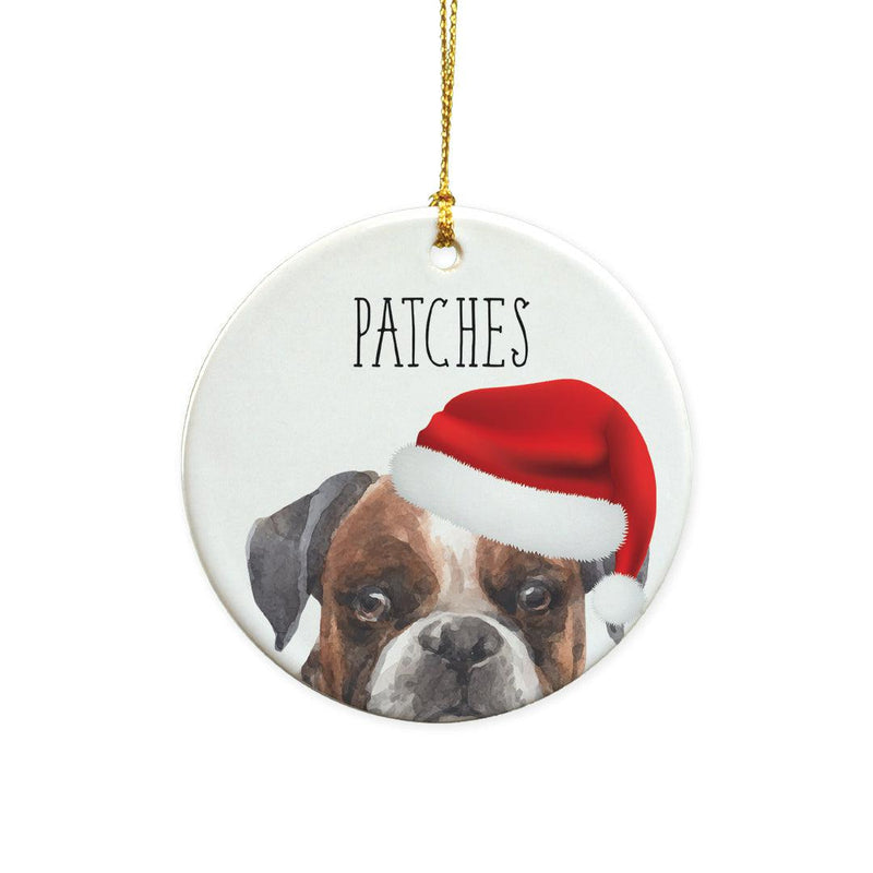Personalized Choose Your Dog Water Color Christmas Ornament -  - Gifts For You Now