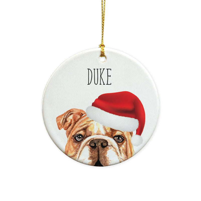 Personalized Choose Your Dog Water Color Christmas Ornament -  - Gifts For You Now