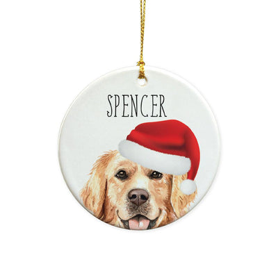Personalized Choose Your Dog Water Color Christmas Ornament -  - Gifts For You Now