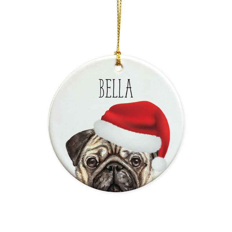 Personalized Choose Your Dog Water Color Christmas Ornament -  - Gifts For You Now