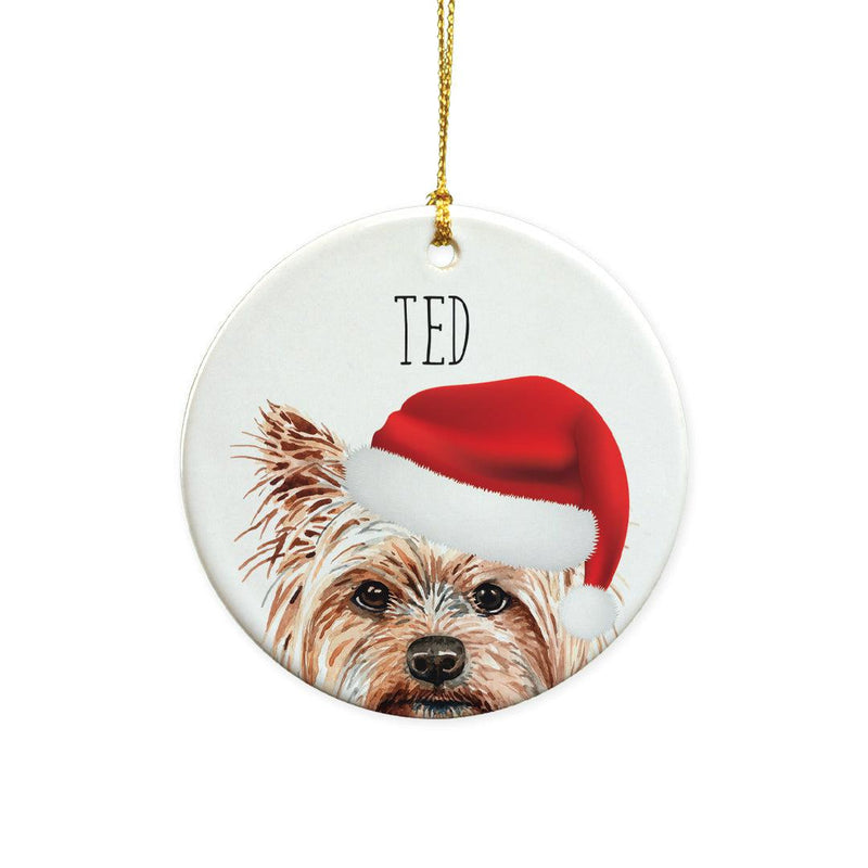 Personalized Choose Your Dog Water Color Christmas Ornament -  - Gifts For You Now