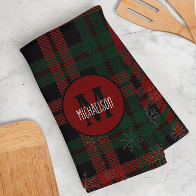 Personalized Christmas Movie Snowflake Towel -