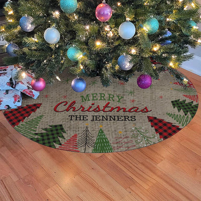 Personalized Christmas Tree Skirt -