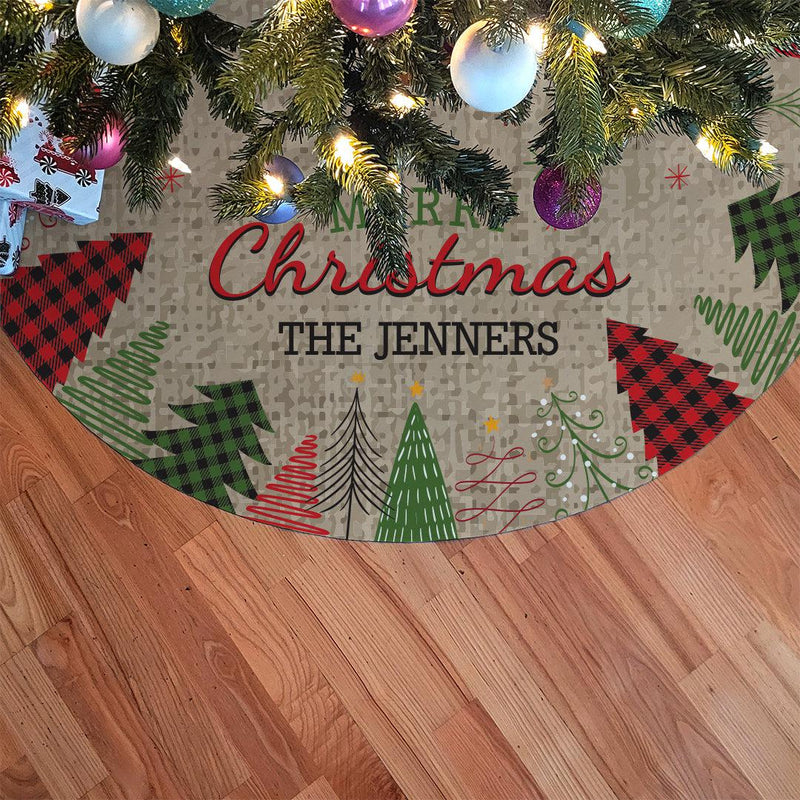 Personalized Christmas Tree Skirt -