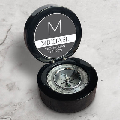 Personalized Wedding Party Compass -