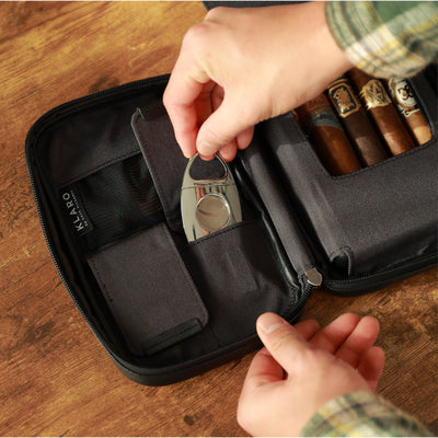 Flint Travel Leather Cigar Case -