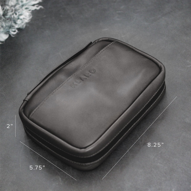 Flint Travel Leather Cigar Case -