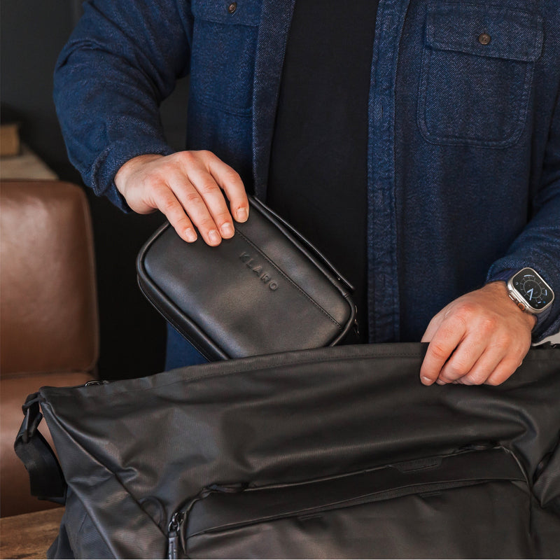 Flint Travel Leather Cigar Case -