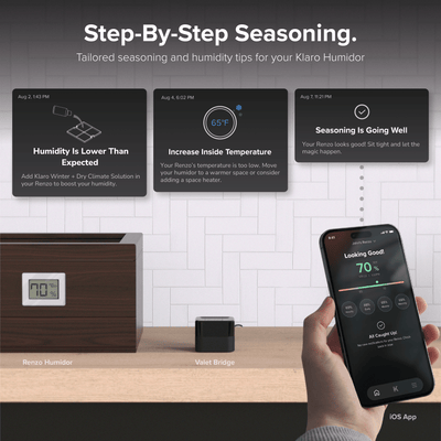 Klaro Valet - Smart Humidor -