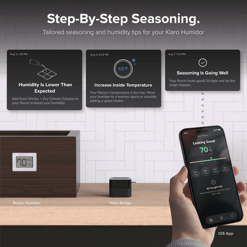 Klaro Valet - Smart Humidor -